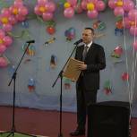 Константин Бахарев принял участие в открытии обновленной школы в с. Пушкино