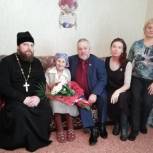 Коминтерновские партийцы поздравили со 100-летним  юбилеем жительницу Воронежа