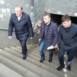 В Коминтерновском районе прошла инспекция общественных пространств 