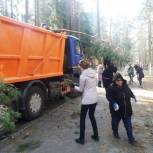 6 апреля в Унече проходит первый весенний субботник