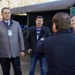Сергей Керселян с ивантеевскими партийцами проконтролировал установку мусорных контейнеров