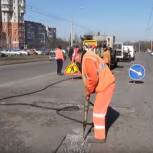 В Курске начался ямочный ремонт дорог
