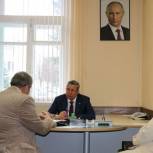 Владимир Попков провел прием граждан