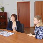 Депутат Государственной Думы Татьяна Алексеева встретилась с участницей проекта «Школа парламентаризма»