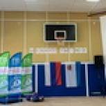 В селе Долиновка обновили школьный спортзал