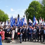 Партийцы Северной Осетии вышли на первомайские акции