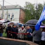 В Курской области открылся сквер после благоустройства