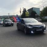 Автопробег в честь Дня Победы прошел в Дагестанских Огнях под эгидой «Единой России»