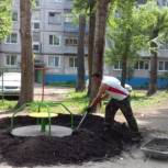 В округе Евгения Береснева устанавливают новые детские площадки