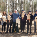 Экологическая акция помощи птицам прошла в Шарангском районе в рамках партпроекта «Чистая страна» 