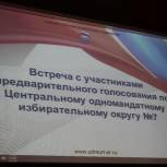 В Ижевске состоялись встречи избирателей с участниками предварительного голосования