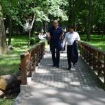Депутат Госдумы проверил объекты, отремонтированные в 2018 году в рамках проекта «Городская среда»