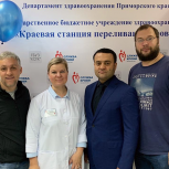 Партийцы принимают участие в акции «Один донор – две жизни»