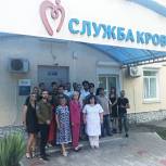 Краснодарские единороссы организовали акцию по сдаче крови