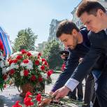 Кемеровские партийцы почтили память земляков, погибших в годы Великой Отечественной войны