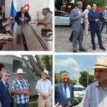 В Назрани состоялся инспекционный выезд в рамках реализации нацпроектов «Экология» и «Безопасные и качественные автомобильные дороги»