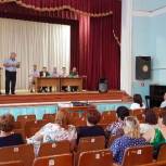 Депутаты донского парламента приняди участие в отчете главы администрации Барило-Крепинского сельского поселения