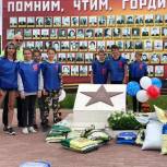 Холмские партийцы и  молодогвардейцы помогли благоустроить территорию села Чехов