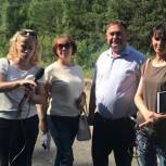 Сергей Крылов проинспектировал дорожно-ремонтные работы в Островском муниципальном районе