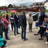 Андрей Голубев встретился с жителями села Хатунь городского округа Ступино