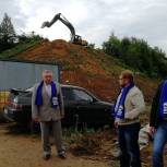 Рузские партийцы проконтролировали ход рекультивации полигона «Аннино» 