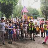 Партиец организовал в Курске «Детский марафон»