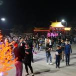 В Лагани благоустроили центральную площадь