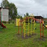 В селе Весь Суздальского района открылась новая детская площадка