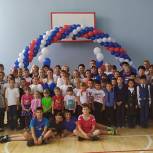В Яблоневской школе открылся капитально отремонтированный спортзал