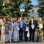 Денис Волков поздравил жителей Русской Борковки с Днем села