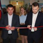 В Новоильиновской школе Полтавского района открыли обновленный спортивный зал