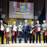 Виктор Бабурин поздравил думиничан с 90-летием муниципального района