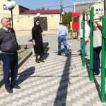 В Каякентском районе осмотрели объекты в рамках реализации проекта «Городская среда»