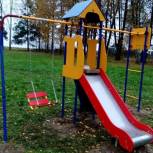 В Родниковском районе установлена новая детская площадка 