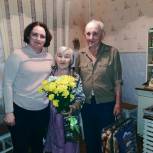 Рязанские ветераны принимают поздравления