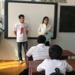 Местное отделение МГЕР по г. Хасавюрту провели открытый урок в одной из школ города