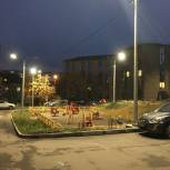 В Мурманске в рамках нацпроекта установили новое освещение во дворах