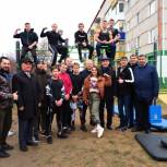 В Ишиме открылась первая в городе воркаут-площадка