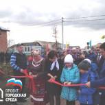 Проект "Городская среда": В селе Турмыши торжественно открыли новый сквер