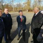 Выездное совещание по вопросу благоустройства нового парка в Воронеже провел Евгений Ревенко