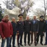 Василий Зубенко с коллегами по партии приняли участие в открытии мемориального камня в память о 345-й Дагестанской стрелковой дивизии