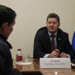 Владимир Ковин провел прием граждан