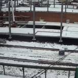 В Петухове продолжается строительство ФОК
