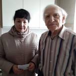 Рязанские ветераны принимают поздравления
