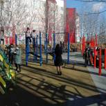 В рамках партпроекта благоустроена общественная территория на проспекте Таранца в Петропавловске