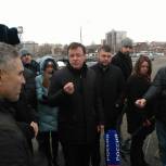 Дмитрий Азаров: "Готовность Фрунзенского моста по основному ходу составляет 99%"