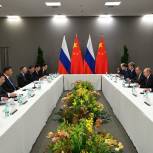 Путин: Отношения России и Китая прочны и обладают очень хорошим потенциалом развития