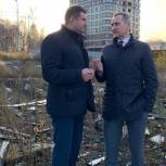 Раменское отделение Партии взяло на контроль проблему строительного мусора возле гимназии и жилого комплекса