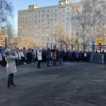 Праздник двора прошел на улицах Снежная и Радио в связи с завершением благоустройства 