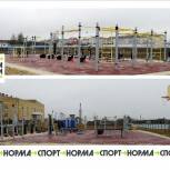«Спорт – норма жизни»: открыта новая спортивная площадка в Комсомольском районе